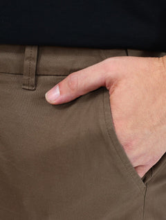 Calça Dixen Adaptive Sarja Regulagem Cós Marrom