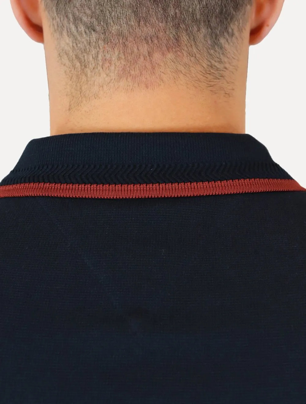 Polo Tommy Hilfiger Masculina Regular Holiday Crest Azul Marinho