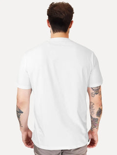 Camiseta Armani Exchange Masculina Milano New York Logo Branca