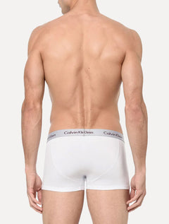 Cuecas Calvin Klein Low Rise Trunk Print Preta/ Branca/ Mescla Pack 3UN