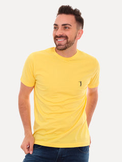 Camiseta Aleatory Masculina Melon Yellow Amarela
