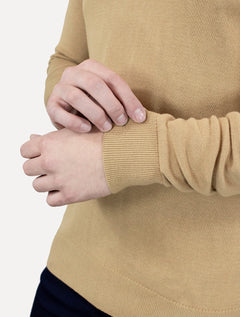 Suéter Tommy Hilfiger Masculino Signature V-Neck Cáqui