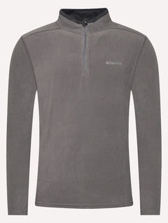 Blusa Columbia Masculina Klamath Range II Half Zip Cinza