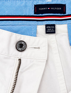 Bermuda Tommy Hilfiger Masculina Sarja Brooklyn Short Branca