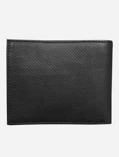 Carteira Aramis Masculina Couro Chevron Preta