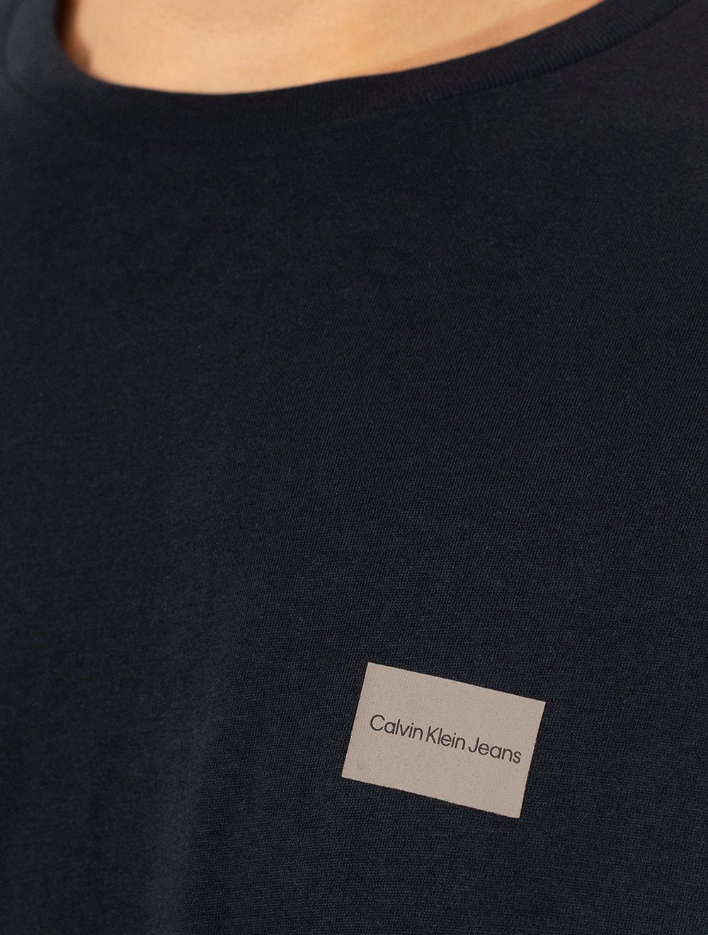 Camiseta Calvin Klein Jeans Masculina Light Square Azul Marinho