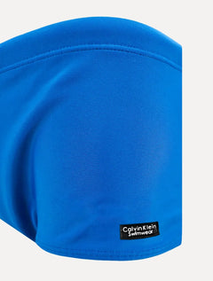 Sunga Calvin Klein Swimwear Lisa Tag Lateral Azul Royal