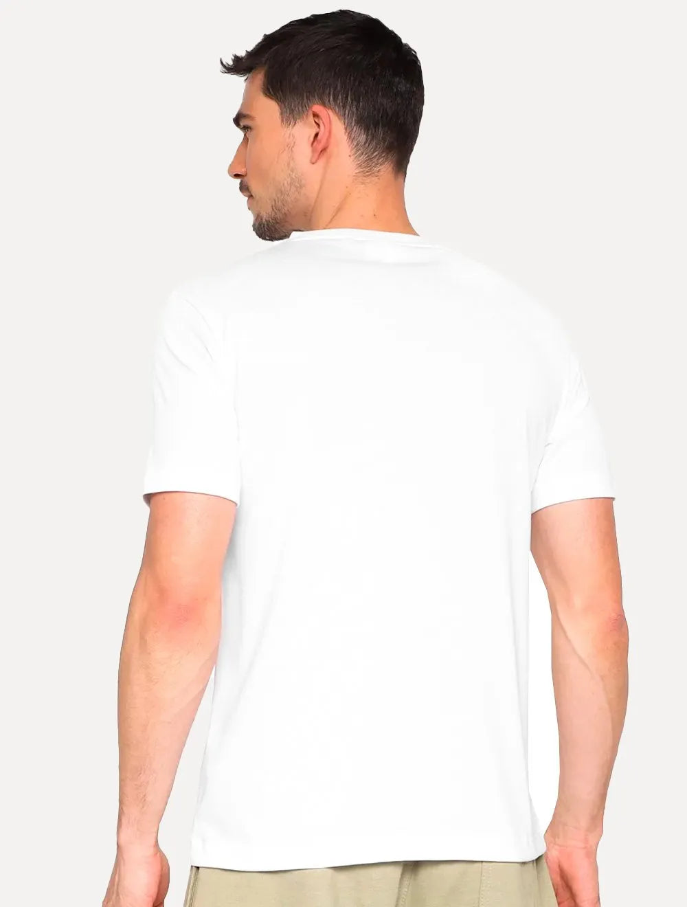 Camiseta Lacoste Masculina Sport Ultra-Dry V-Neck Branca