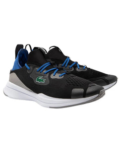 Tênis Lacoste Masculino Run Spin Comfort Blk/Blu Preto