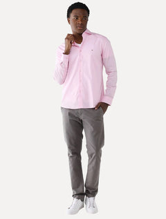 Camisa Aramis Masculina Slim Stretch Dark Logo Rosa