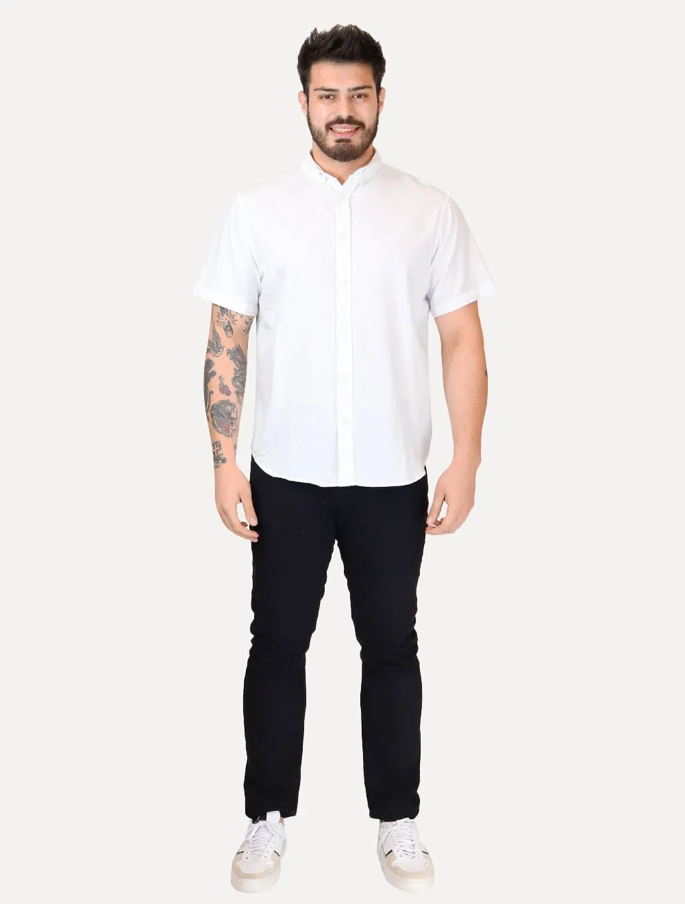Camisa Levis Masculina Relaxed Oxford Authentic Button Down Branca