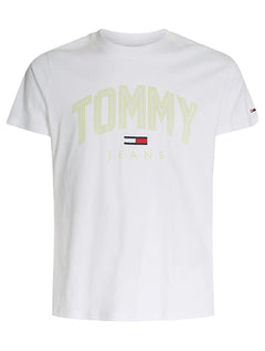 Camiseta Tommy Jeans Masculina Shadow Print Branca
