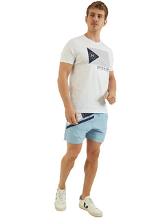 Camiseta Nautica Masculina Coastal Division Branca