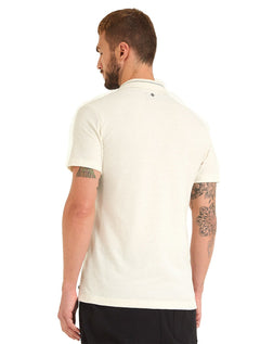 Polo Forum Masculina Muscle Linho Pocket Caqui Mescla Claro