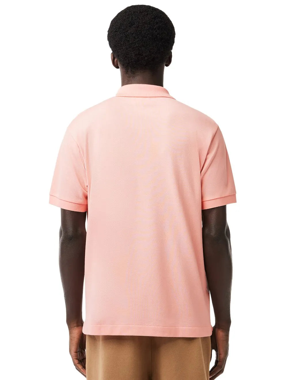 Polo Lacoste Masculina L.12.12 Peach Rosa
