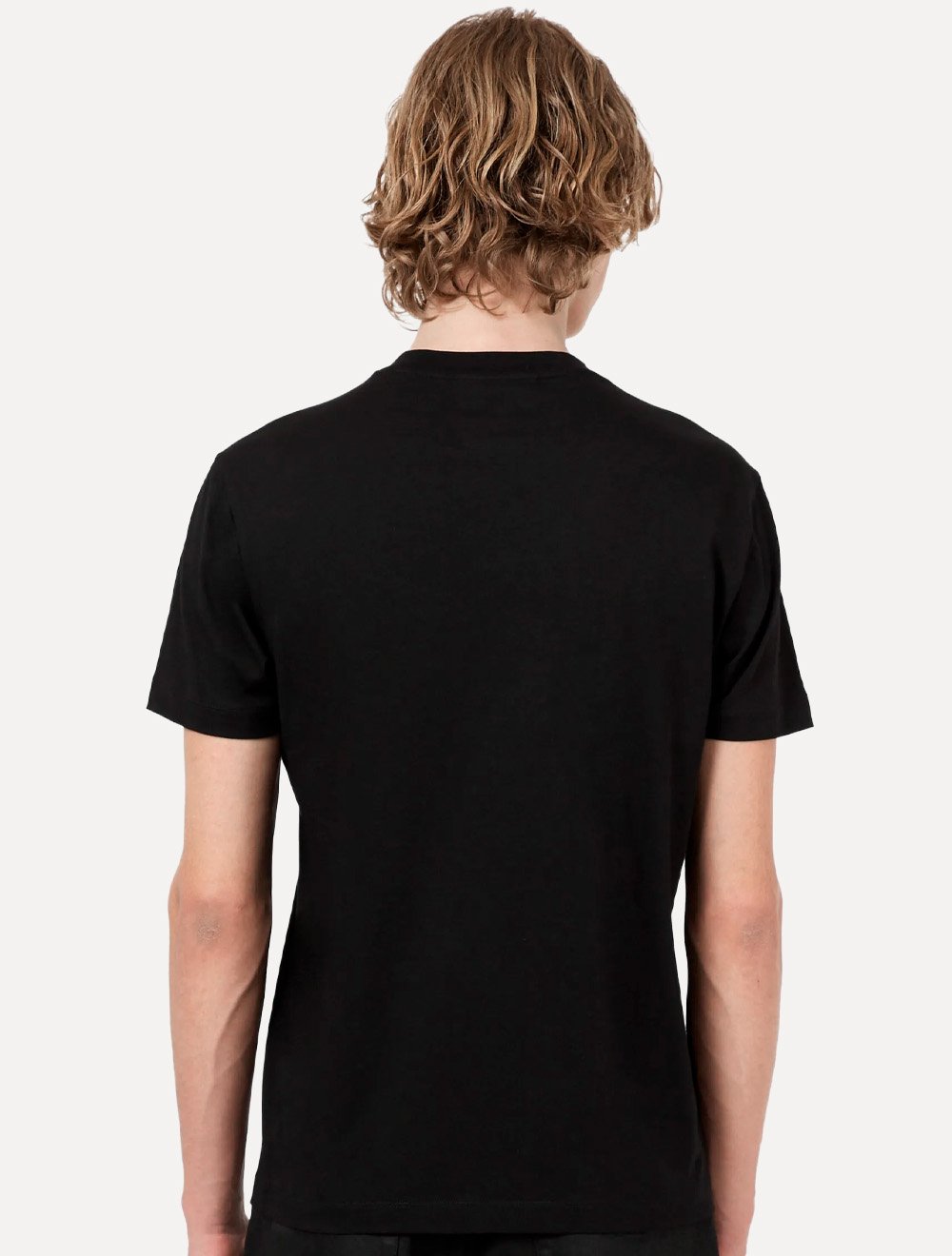 Camiseta Emporio Armani Masculina Essential Pima Big Logo Preta