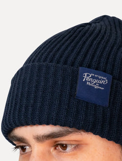 Gorro/Touca Original Penguin Masculino Etiqueta Azul Marinho