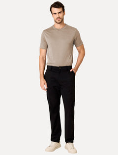 Camiseta Dudalina Masculina Regular Binada Friso Cáqui