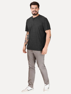 Camiseta Aramis Masculina Regular Moline Gola Portuguesa Preta