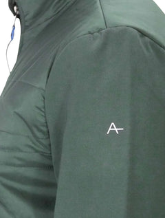 Jaqueta Aramis Masculina Nylon e Malha Bomber Liquid Repeller Verde Militar