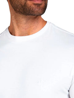 Camiseta Dudalina Masculina Regular White Icon Branca