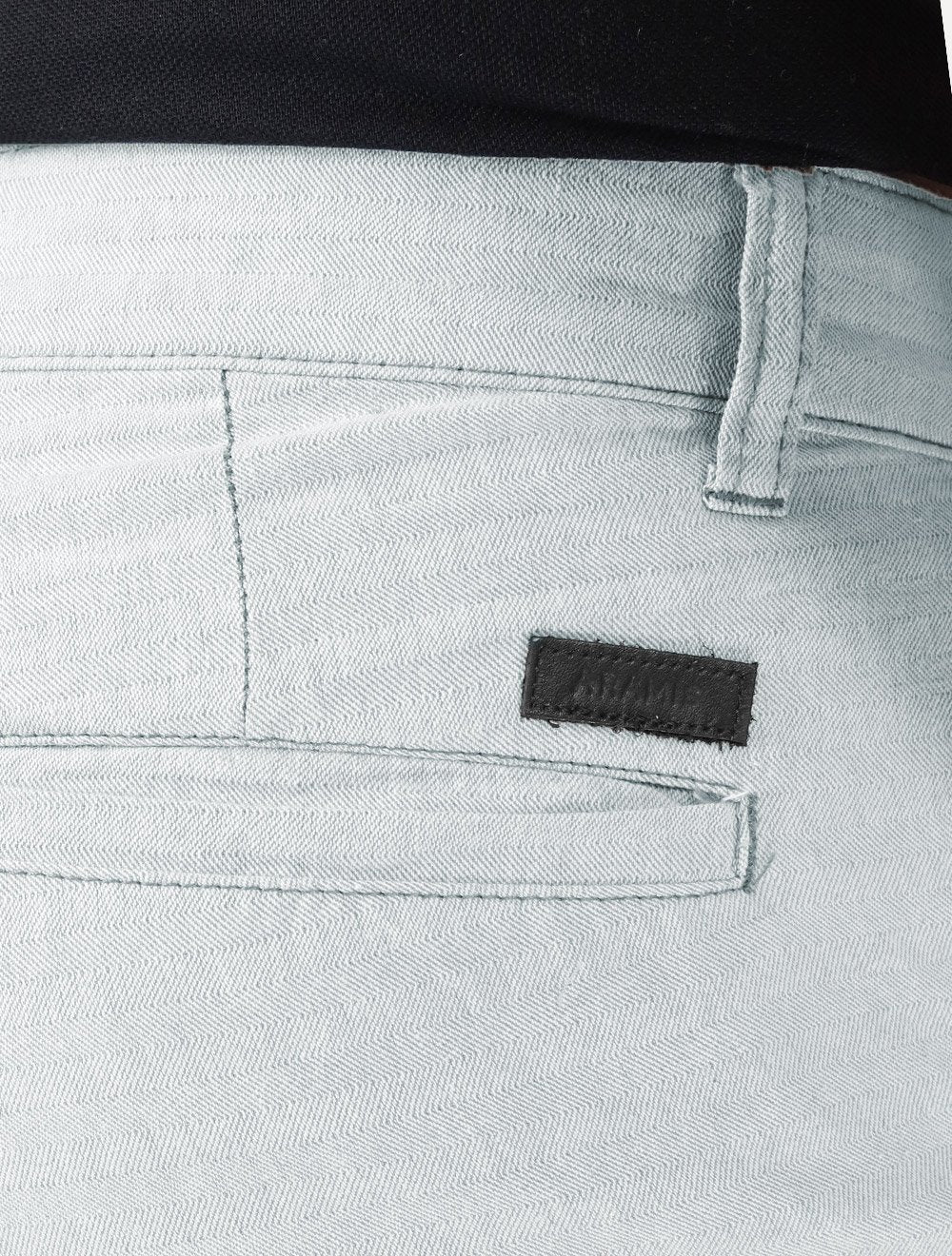 Bermuda Aramis Masculina Chino Fishbone Azul Claro
