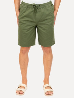 Bermuda Dudalina Masculina Sarja Elástico Algodão Verde Escuro