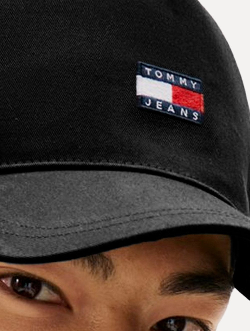 Boné Tommy Jeans Masculino Heritage Trucker Preto