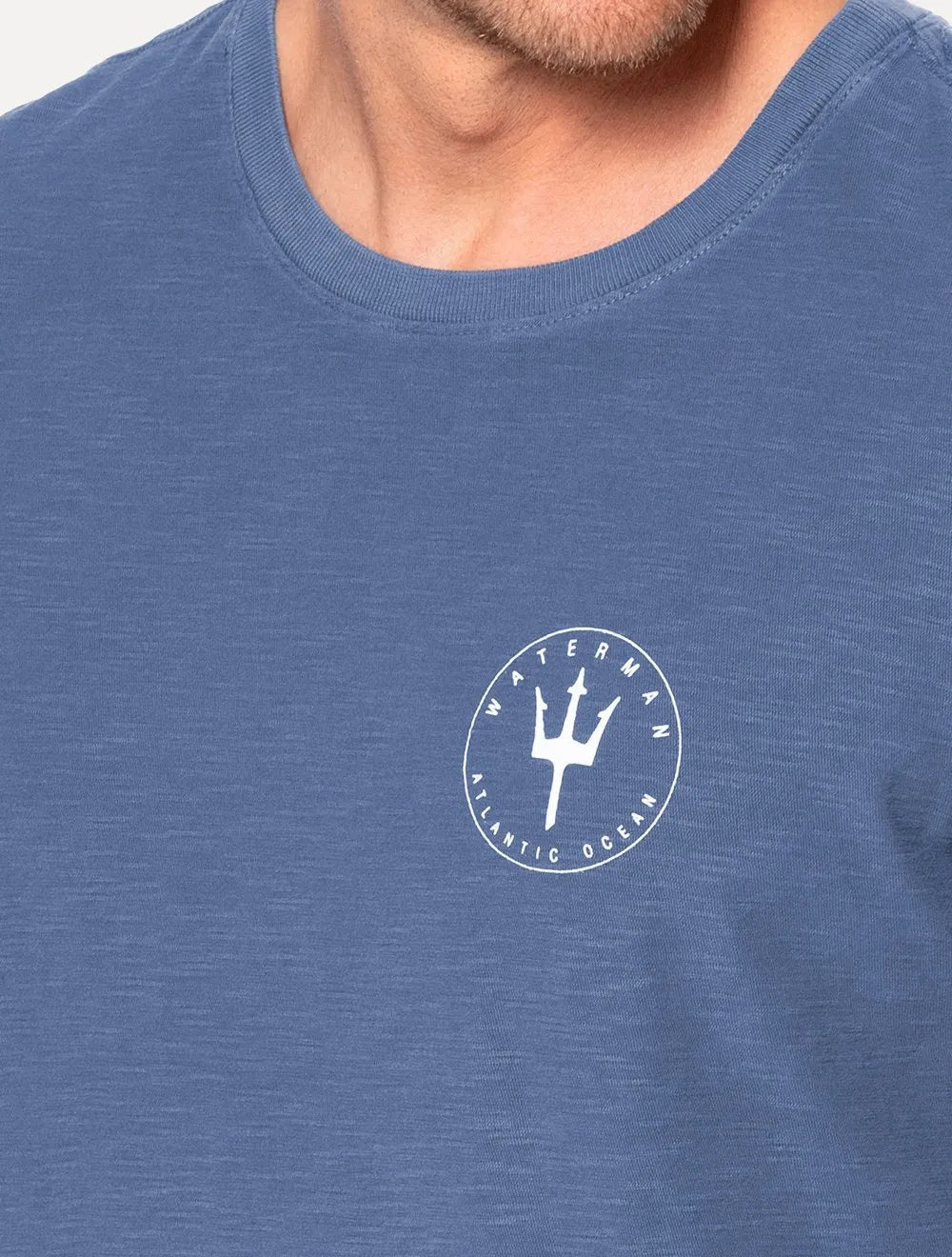Camiseta Osklen Masculina Rough Waterman Azul Royal