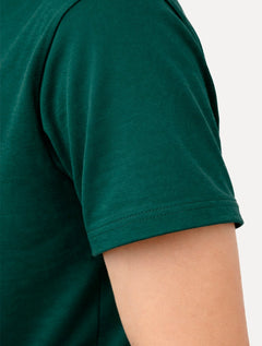 Camiseta Calvin Klein Jeans Masculina Light New Logo Verde Escuro