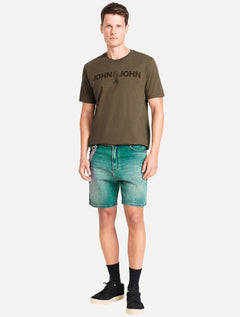 Camiseta John John Masculina Regular Fit Opposites Marrom