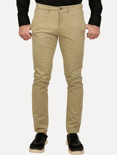 Calça Tommy Hilfiger Masculina Slim Bleeker THFlex Chino Stretch Cáqui