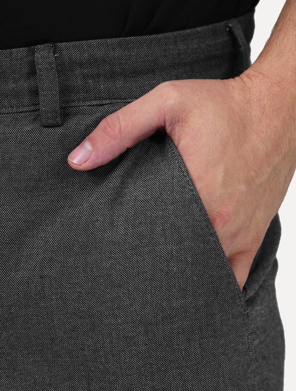 Bermuda Calvin Klein Jeans Masculina Botão 5 Pockets Cinza Mescla