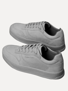 Tênis Calvin Klein Masculino Layers Queima Lateral Nobuck Cinza Médio