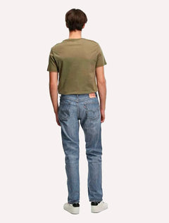 Calça Levis Jeans Masculina 505 Regular Light Blue Clara