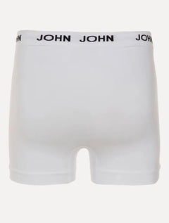 Cueca John John Boxer Poliamida Branca Pack 3UN