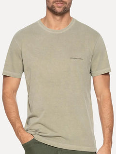 Camiseta Osklen Masculina Regular Stone Climbing Wall Verde