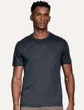 Camiseta Aramis Masculina Basic Silk Blend Modal Azul Marinho