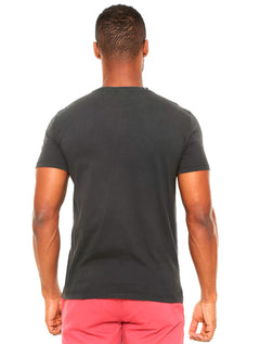 Camiseta Replay Masculina Frontal Stamp Logo Chumbo