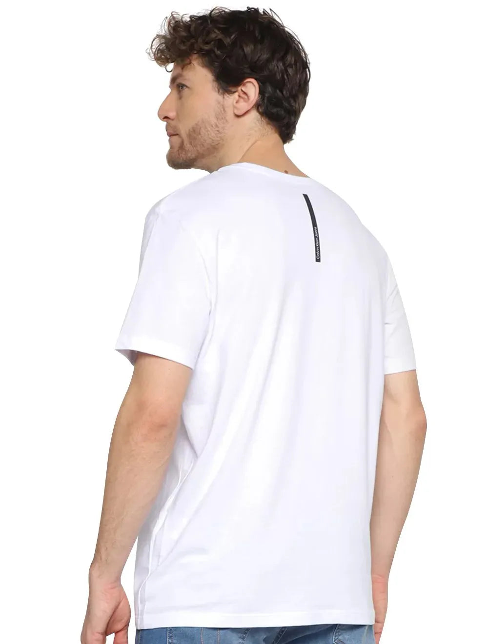 Camiseta Calvin Klein Jeans Masculina Freedom 78/23 Branca