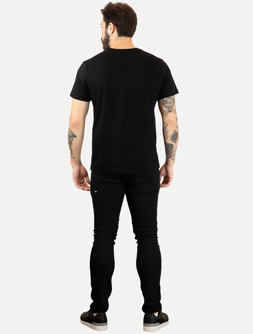 Camiseta Ellus Masculina Cotton Fine Originals Classic Preta