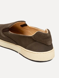 Tênis Osklen Masculino Slip On Bossanova Texture Marrom