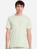 Camiseta Aramis Masculina Estampa Logo Rabisco Verde Claro