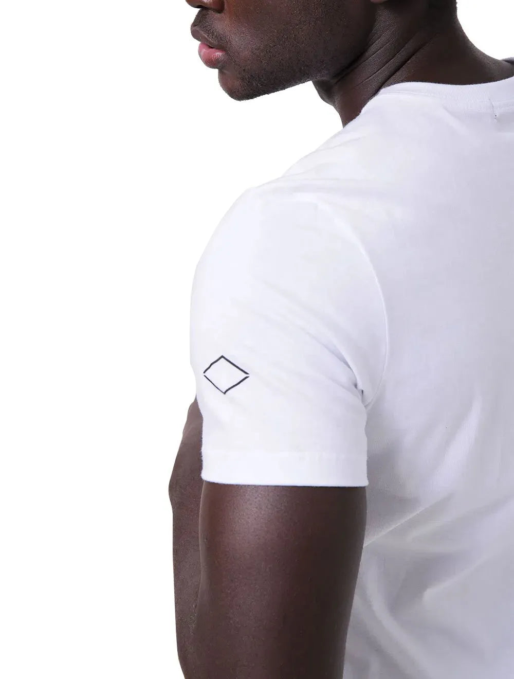Camiseta Replay Masculina C-Neck Italian Brand Branca