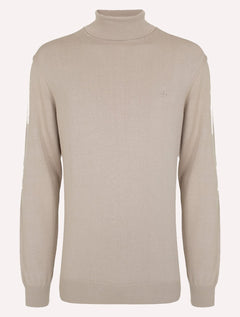 Blusa Dudalina Masculina Tricot Cacharel Cotton Cáqui Claro