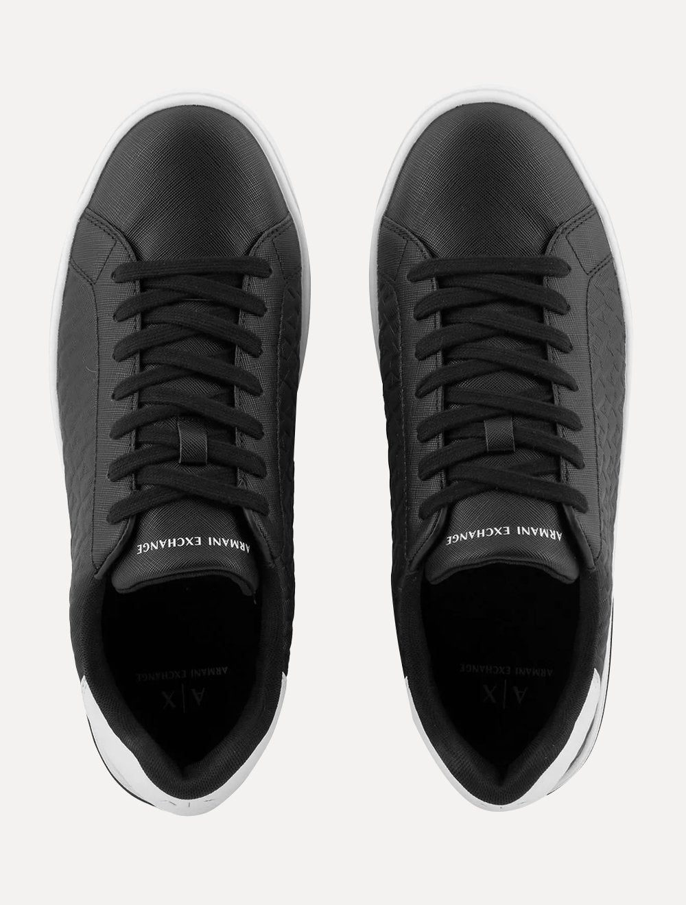 Tênis Armani Exchange Masculino London Logado Preto