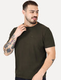 Camiseta Ellus Masculina Cotton Easa Classic Marrom Escuro