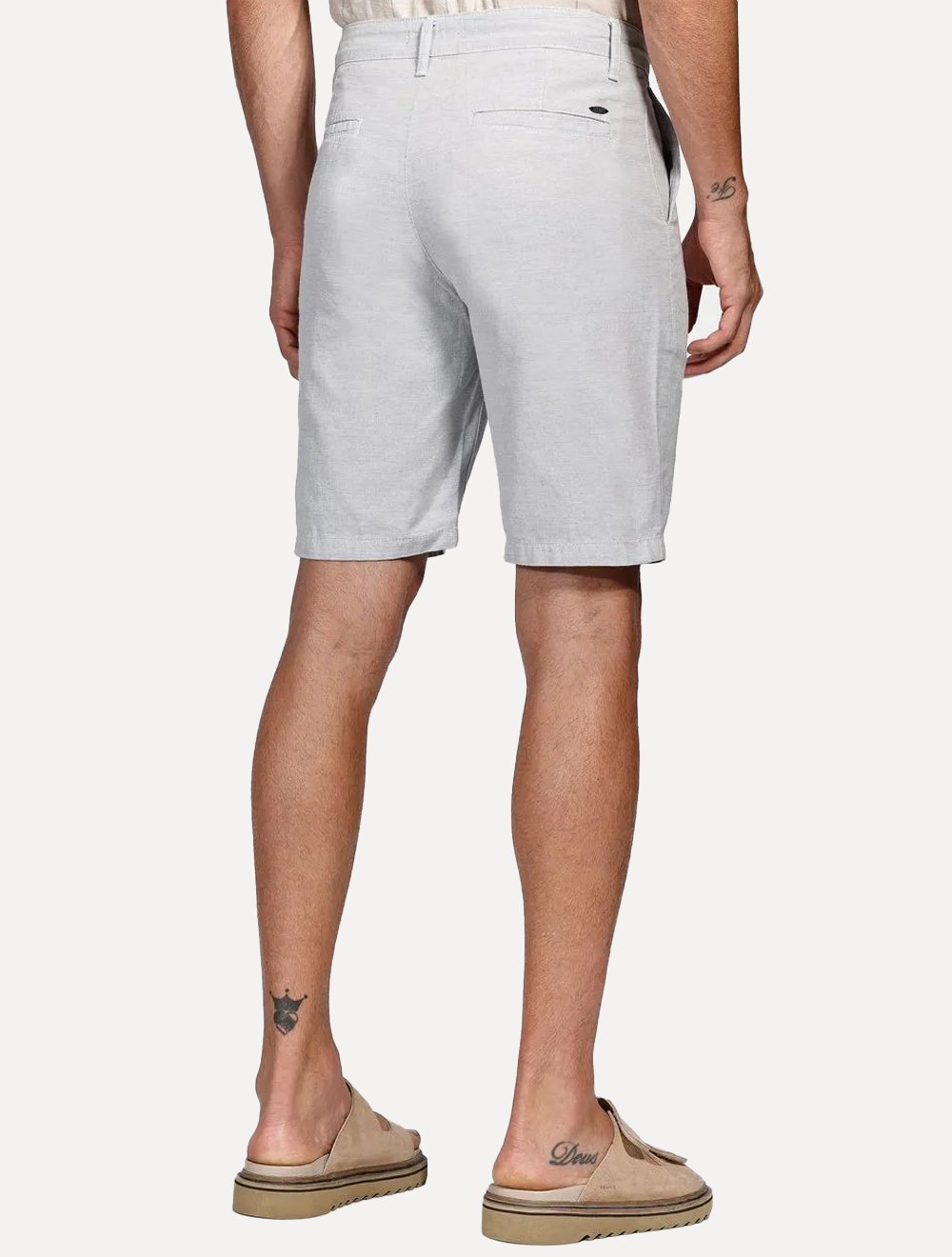 Bermuda Aramis Masculina Flame Texture Cinza Claro