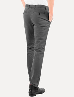 Calça Tommy Hilfiger Masculina de Sarja Brooklyn Cinza Chumbo