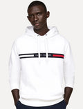 Moletom Tommy Hilfiger Masculino Chest Insert Hoodie Branca